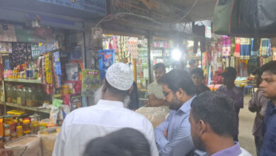 বাজারগুলোতে অভিযান