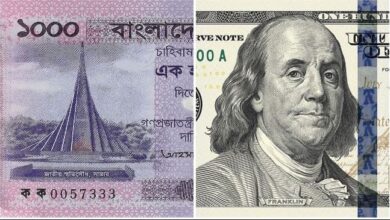 ডলার, টাকা